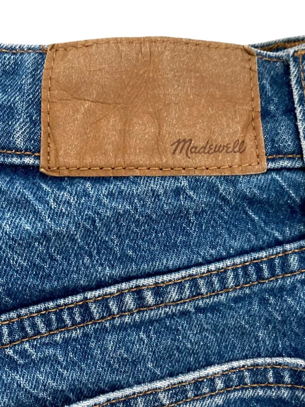 MADEWELL The Perfect Vintage Wide-Leg Crop Jeans Size 27P Blue - Picture 11 of 14